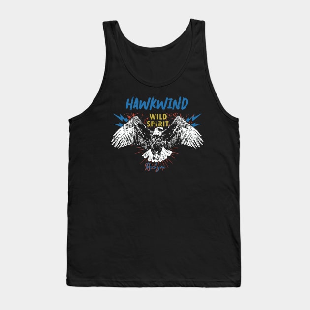 hawkwind wild spirit Tank Top by akhirnya pattern